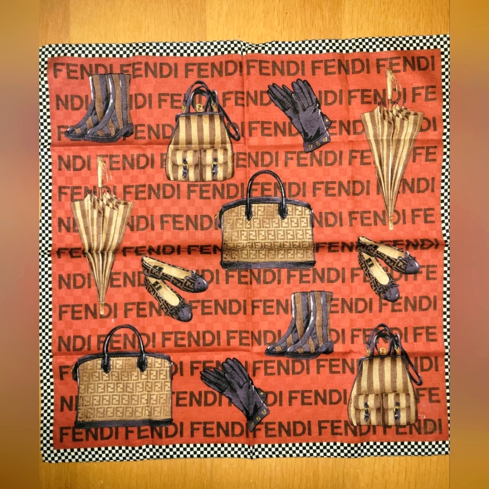 FENDI Vintage Scarf 19x19